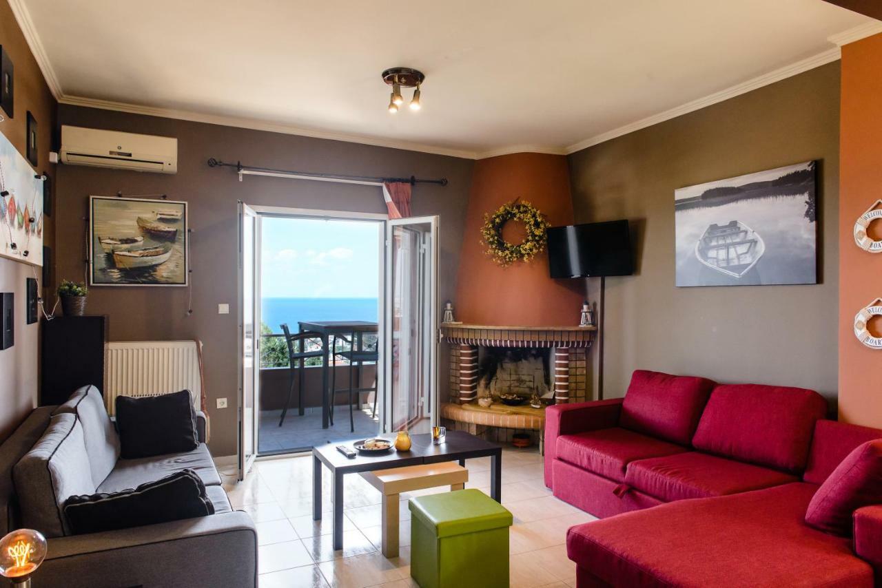 Peris Panoramic Villa Near Athens Airport Paralia  外观 照片