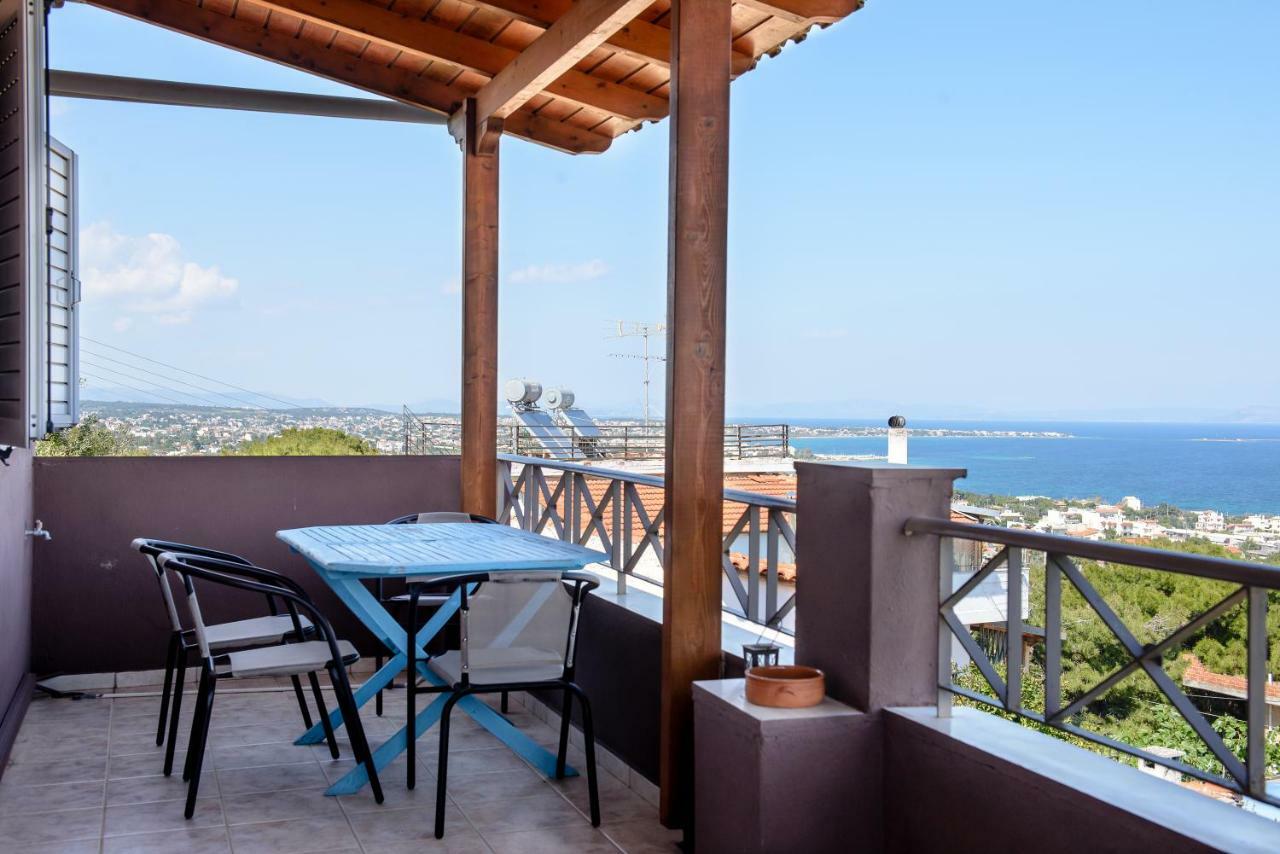 Peris Panoramic Villa Near Athens Airport Paralia  外观 照片